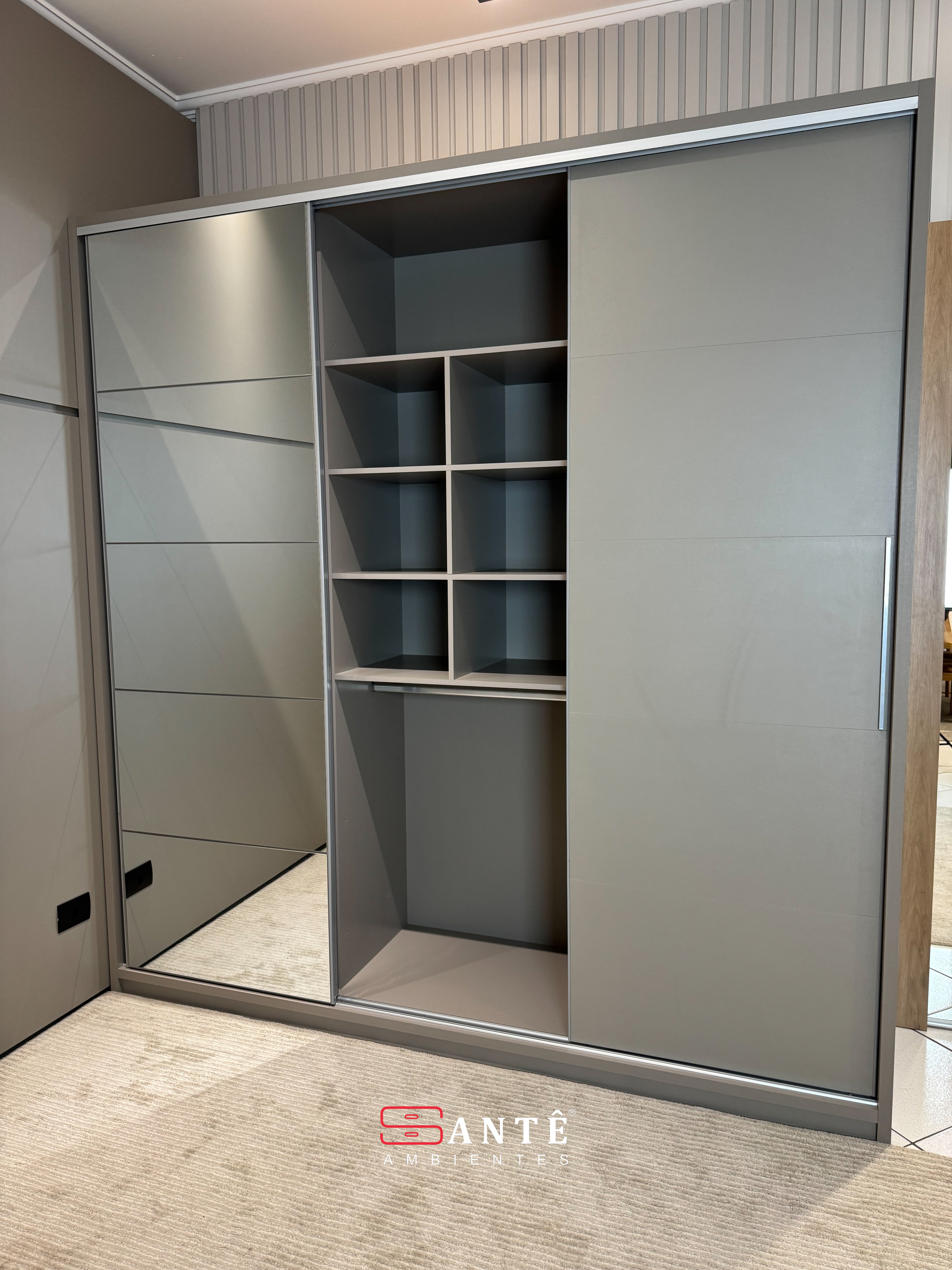 Roupeiro Alabama 100% MDF 2,30m