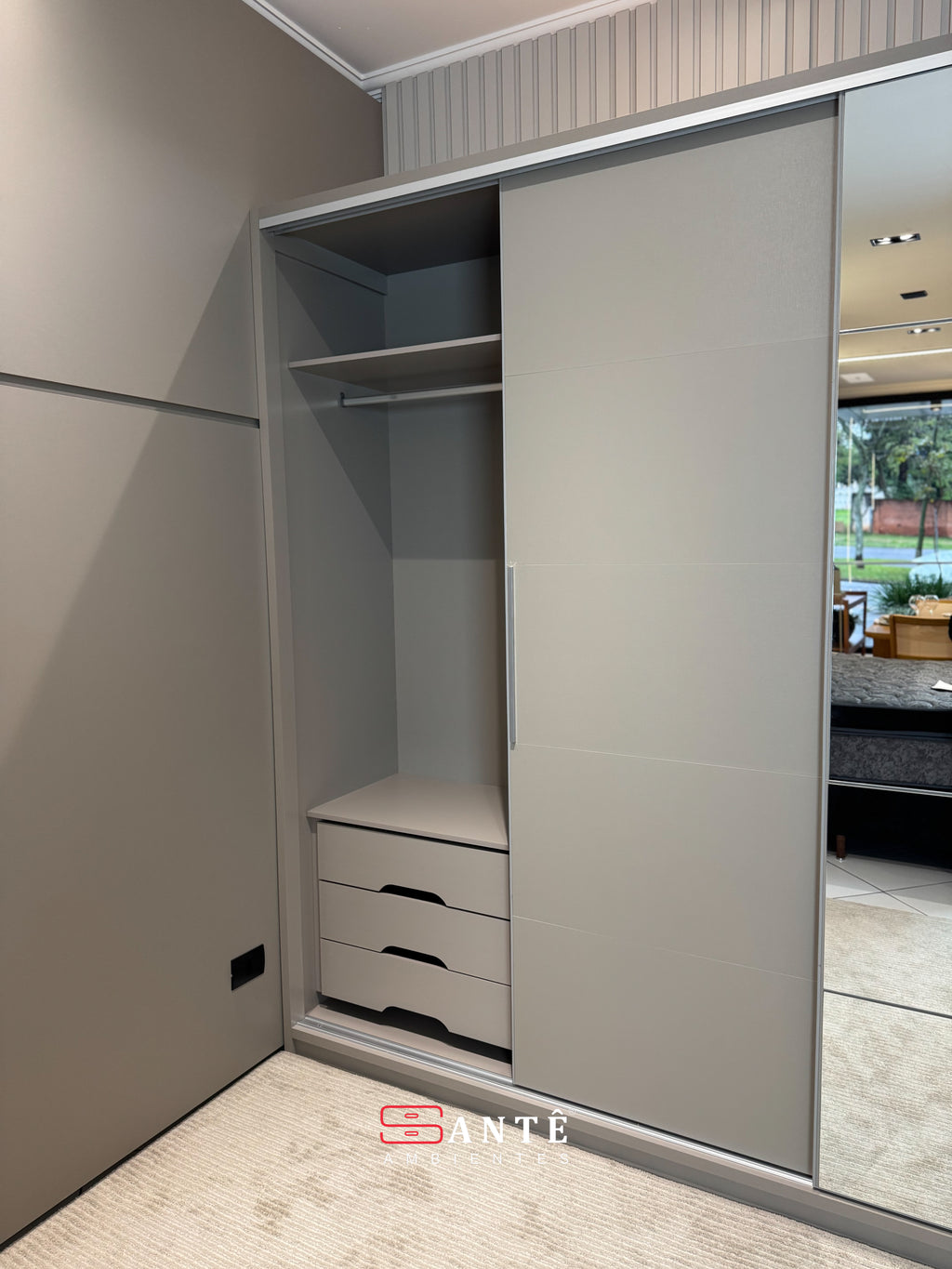 Roupeiro Alabama 100% MDF 2,30m