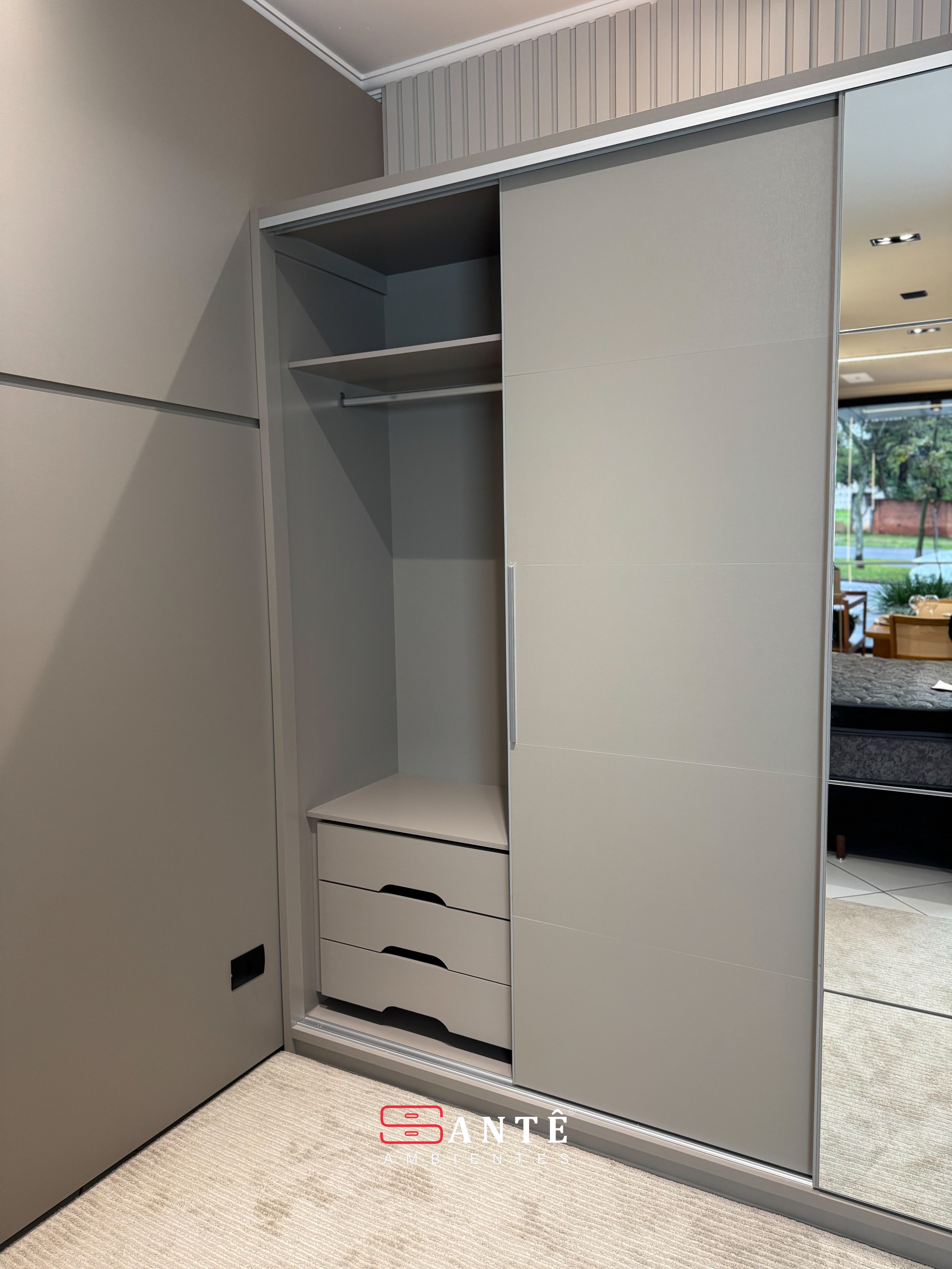 Roupeiro Alabama 100% MDF 2,30m