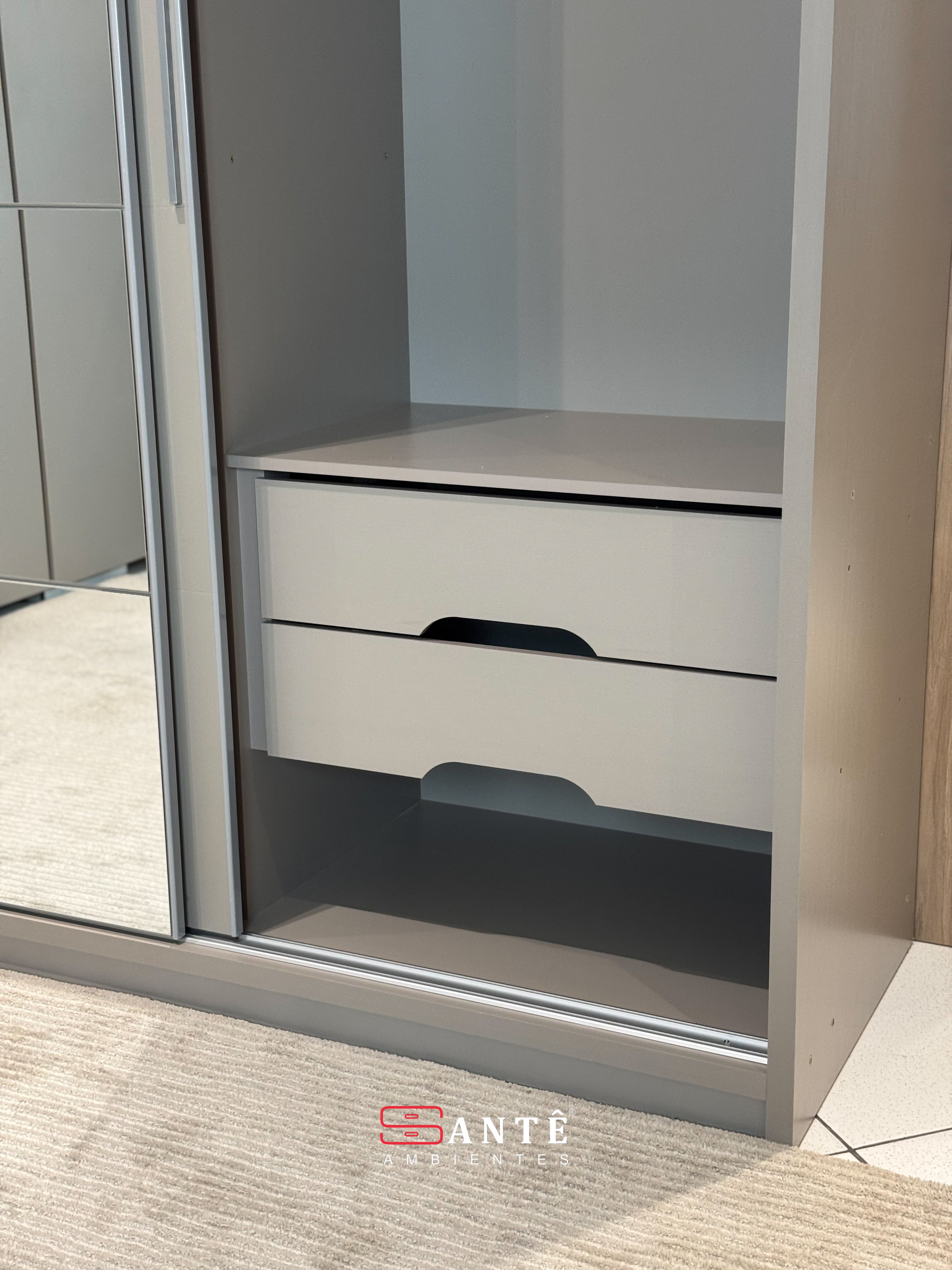 Roupeiro Alabama 100% MDF 2,30m