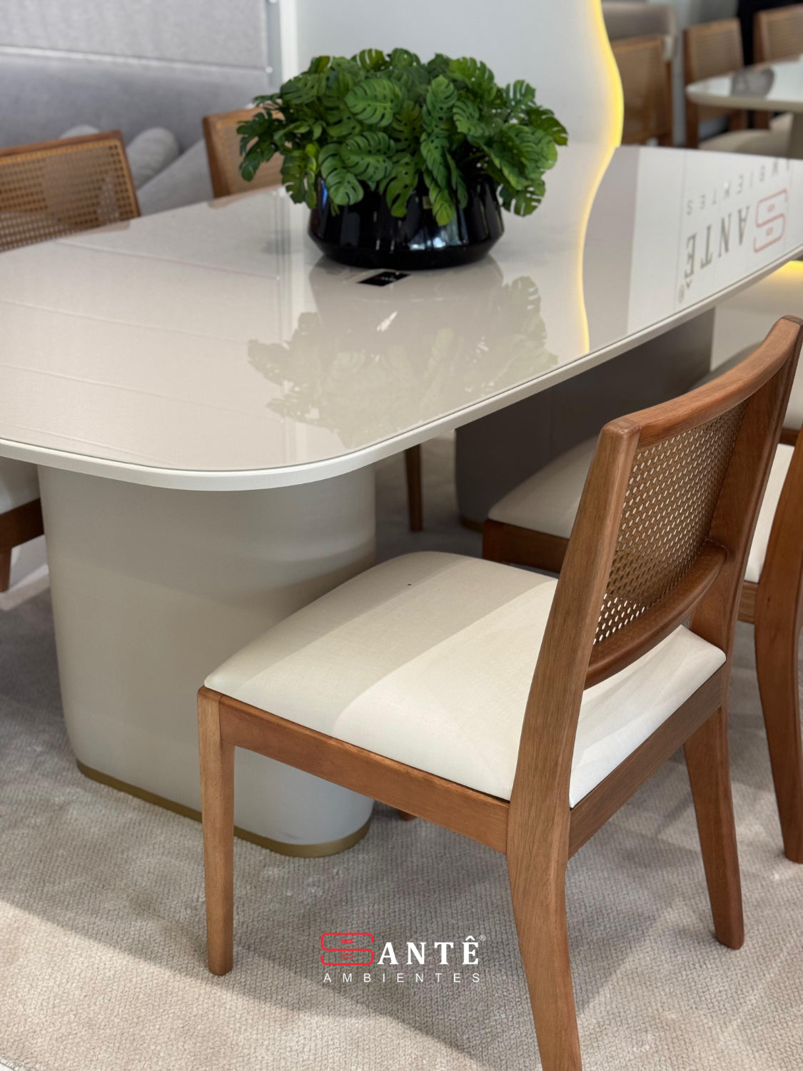 Mesa P Lintz 2.2 C/ Vidro Provincia Santê Ambientes