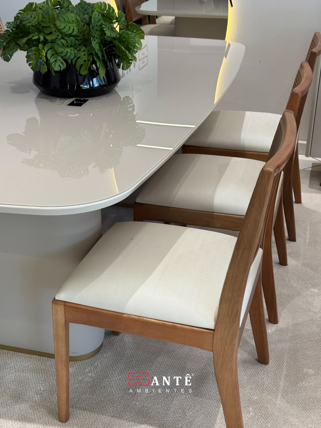 Mesa P Lintz 2.2 C/ Vidro Provincia Santê Ambientes