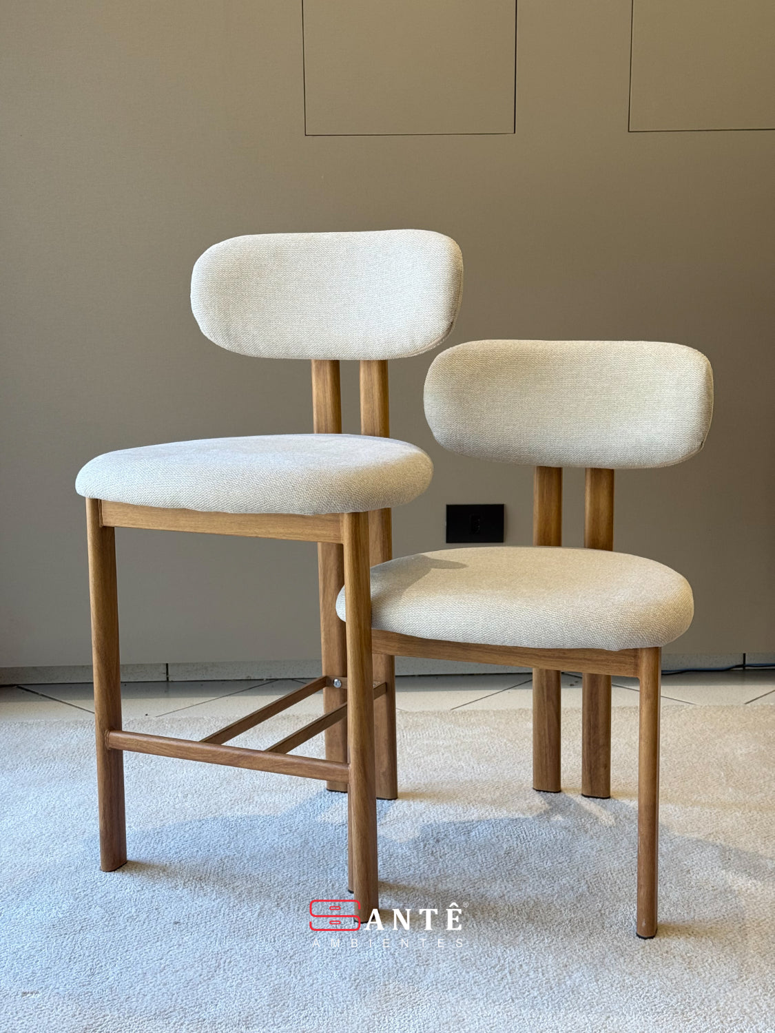 Cadeira L Tulipa Offwhite Legacy Santê Ambientes