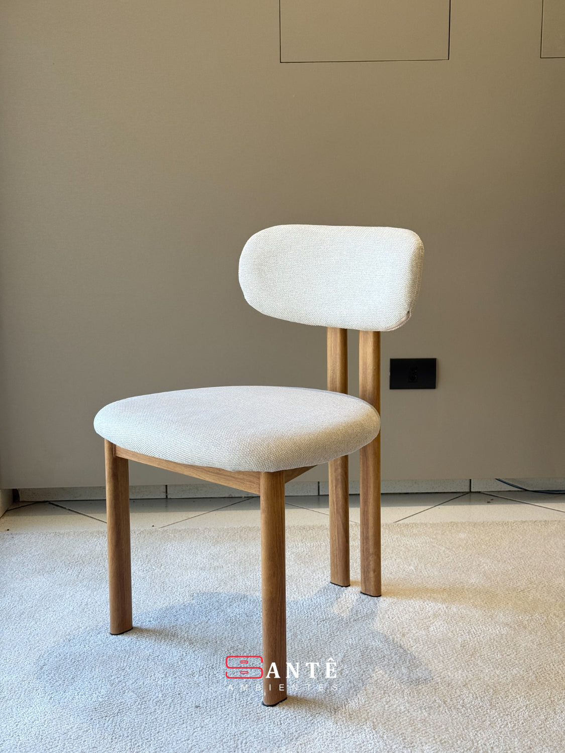 Cadeira L Tulipa Offwhite Legacy Santê Ambientes