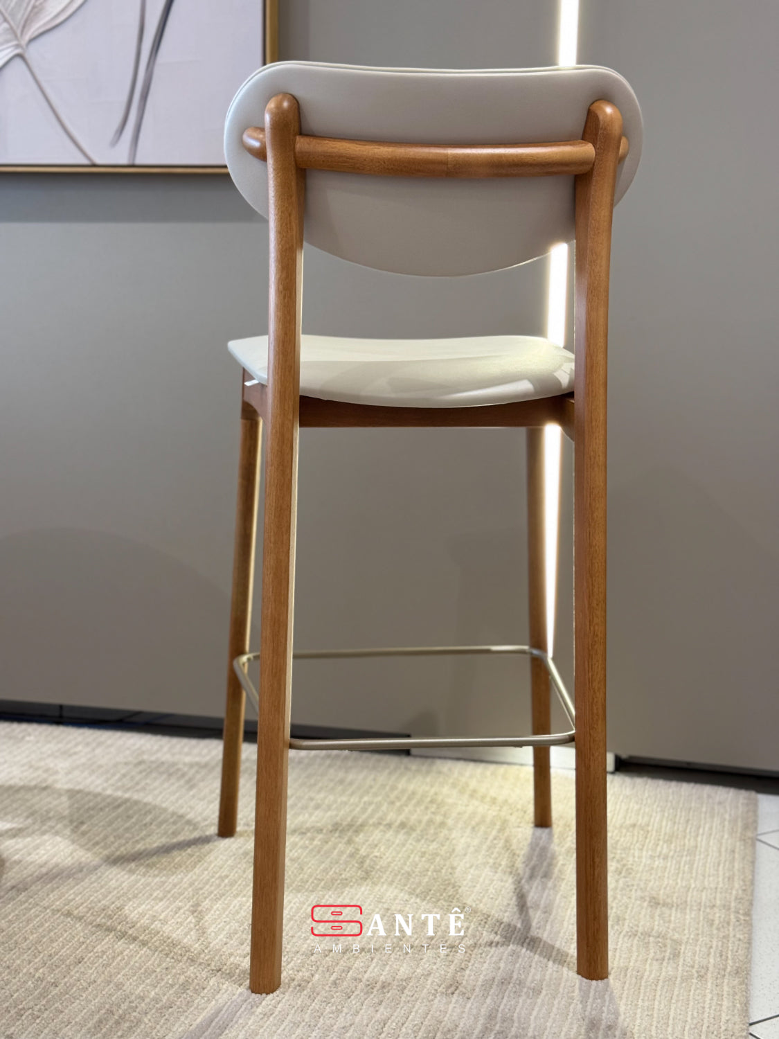 Banqueta S Catarina Metal Seiva Santê Ambientes