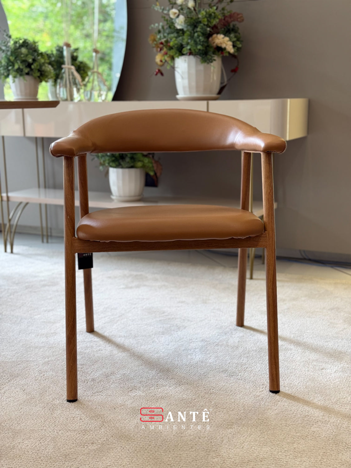 Cadeiras L Luana Pu Caramelo Legacy Santê Ambientes
