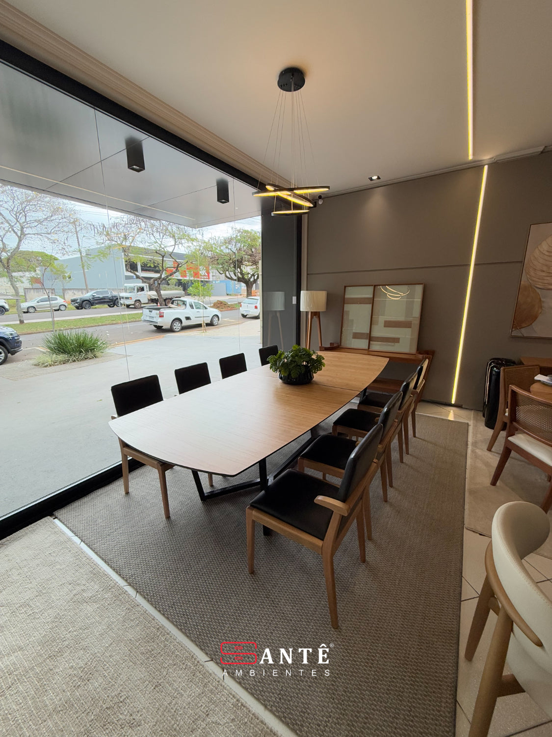 Mesa B Rubi 300X120 Tp Barril Boreal Santê Ambientes