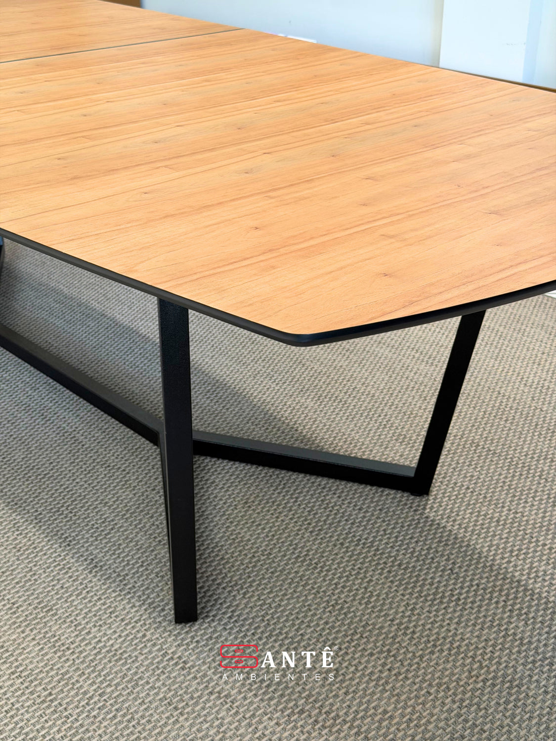 Mesa B Rubi 300X120 Tp Barril Boreal Santê Ambientes