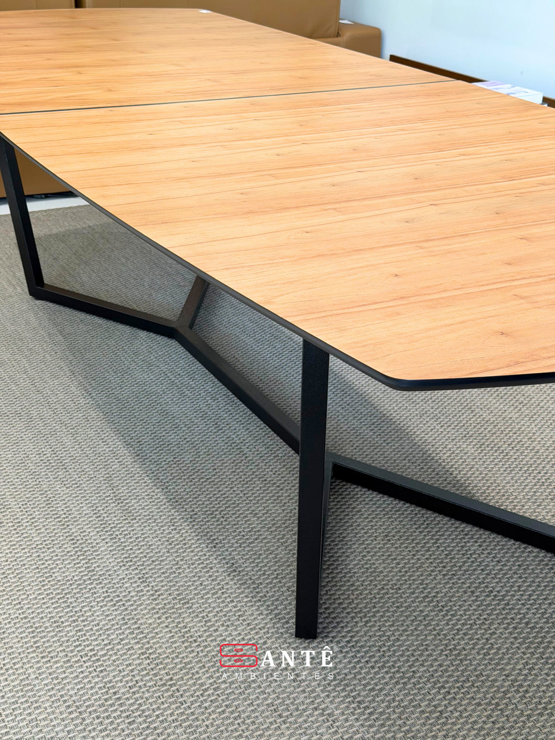 Mesa B Rubi 300X120 Tp Barril Boreal Santê Ambientes