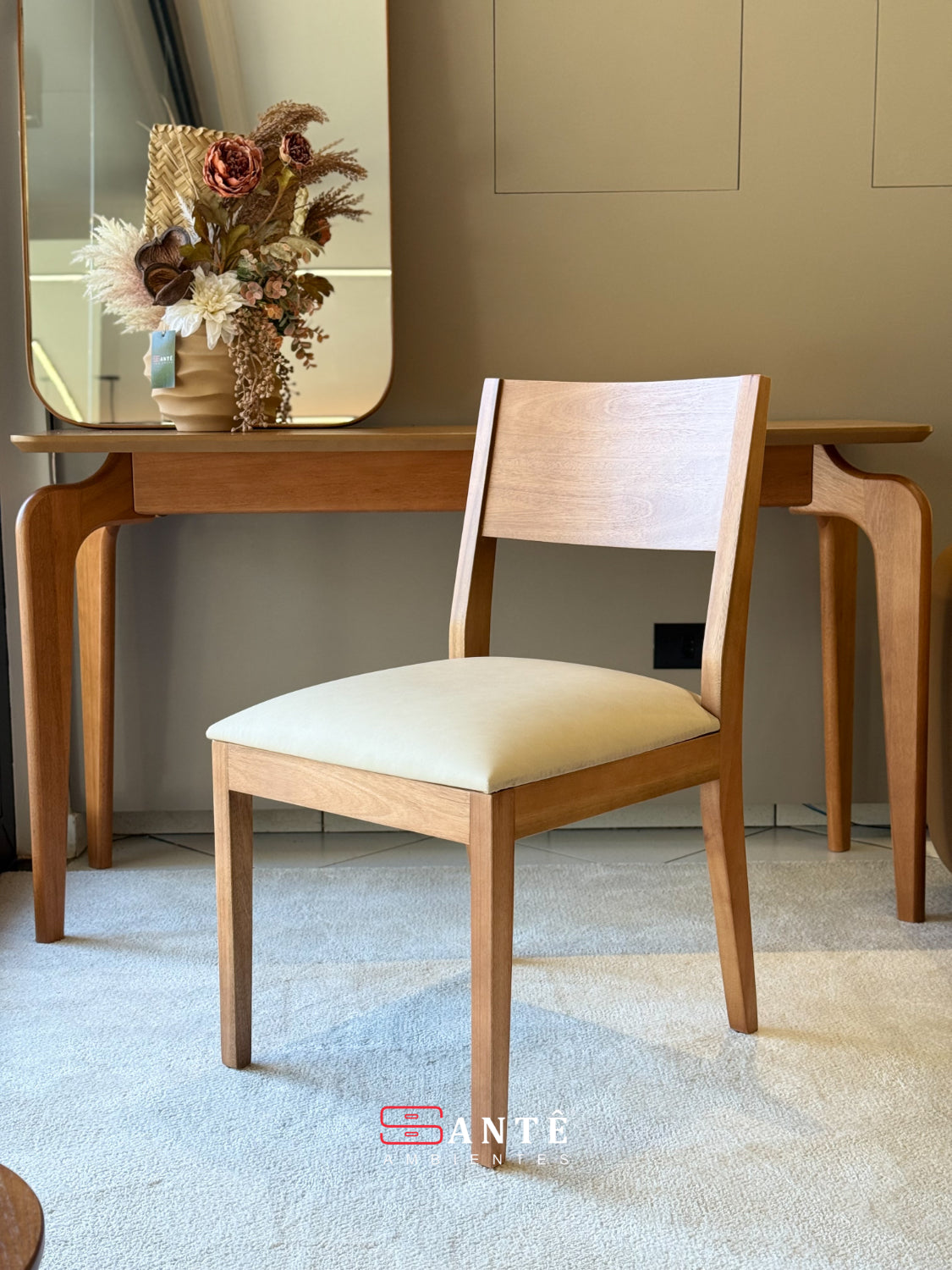 Cadeira R Erika Amendoa Tc 97 Rimac Santê Ambientes