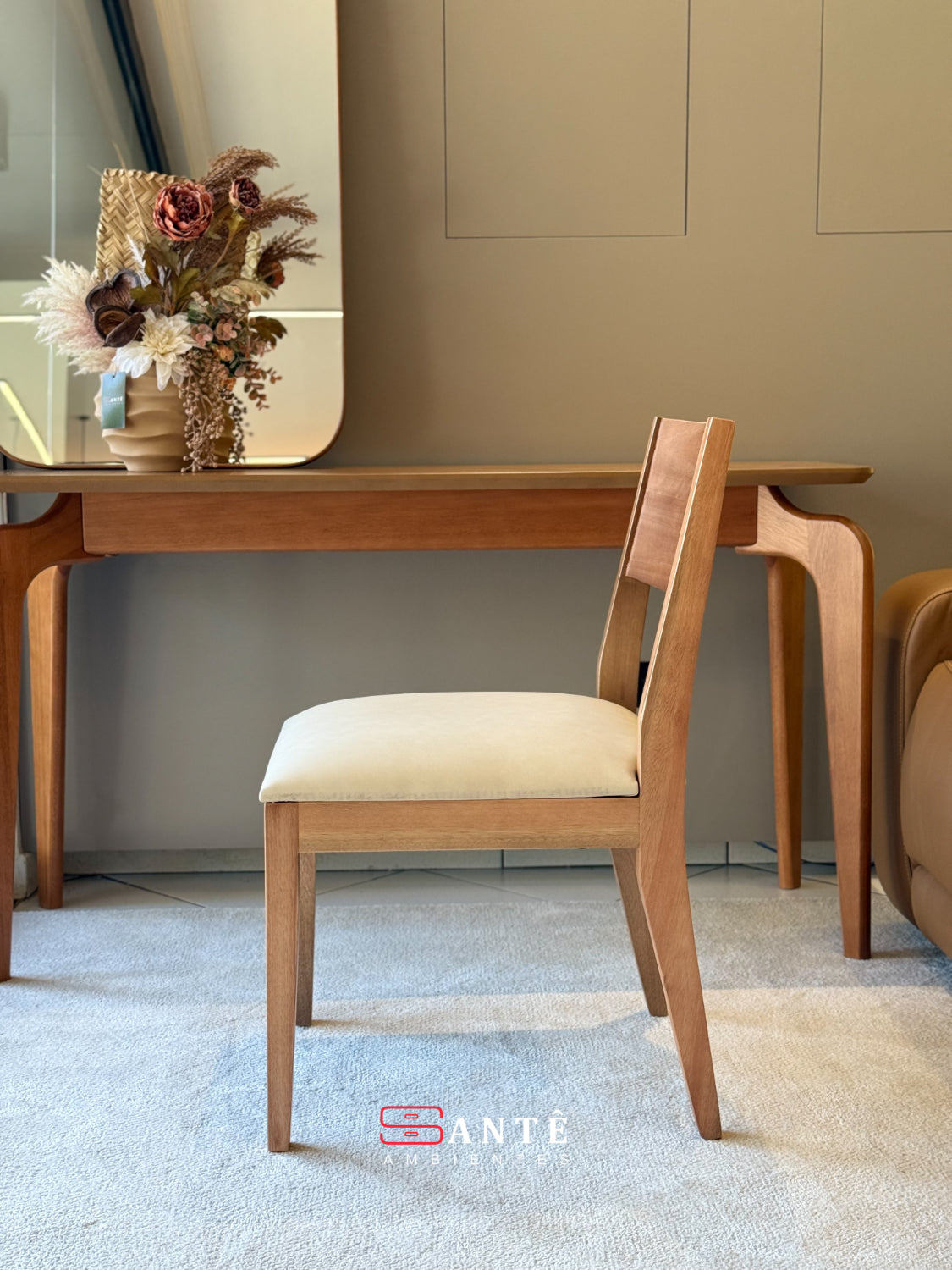 Cadeira R Erika Amendoa Tc 97 Rimac Santê Ambientes