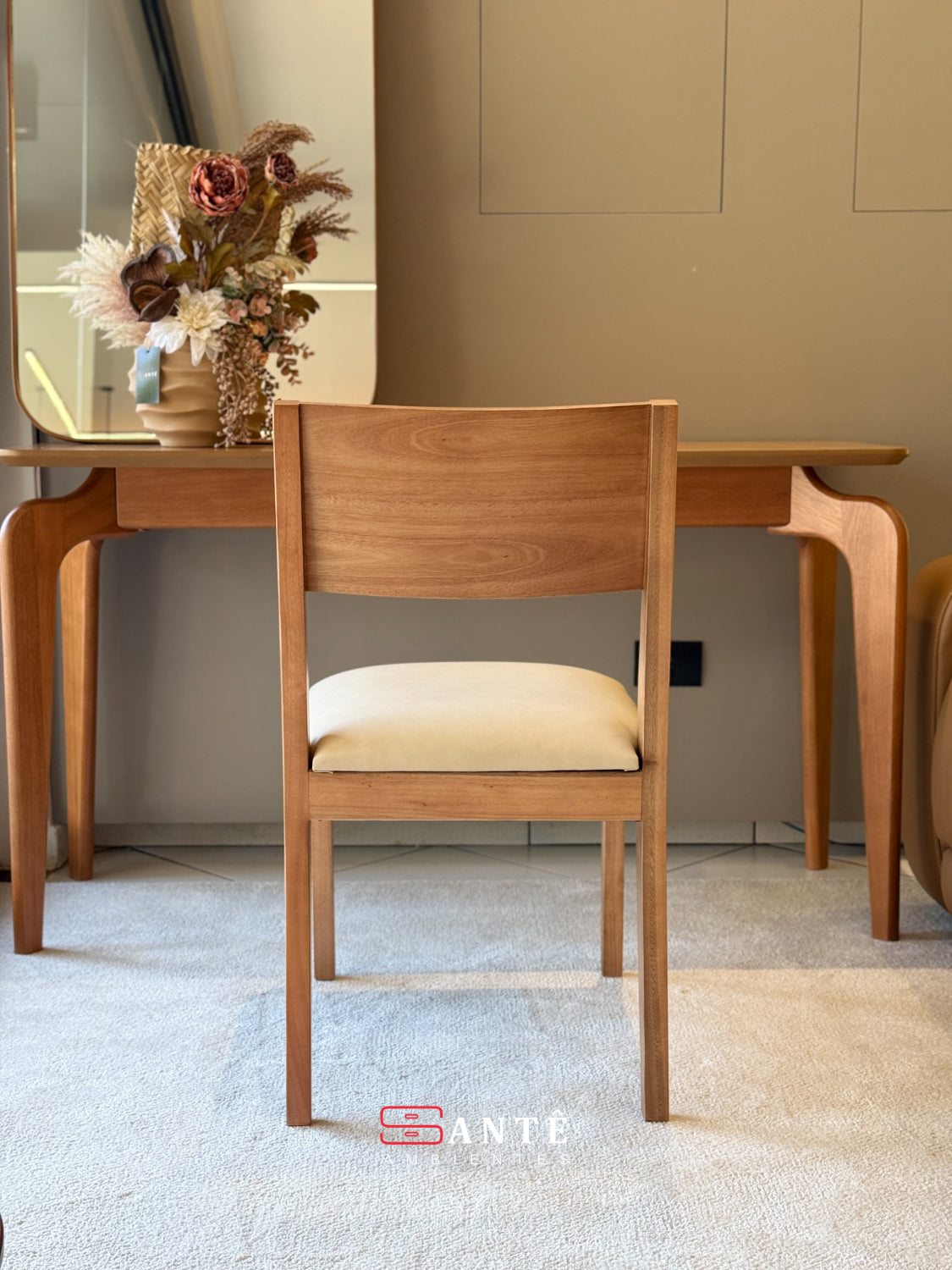 Cadeira R Erika Amendoa Tc 97 Rimac Santê Ambientes