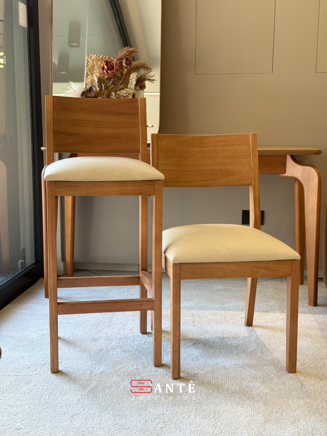 Cadeira R Erika Amendoa Tc 97 Rimac Santê Ambientes