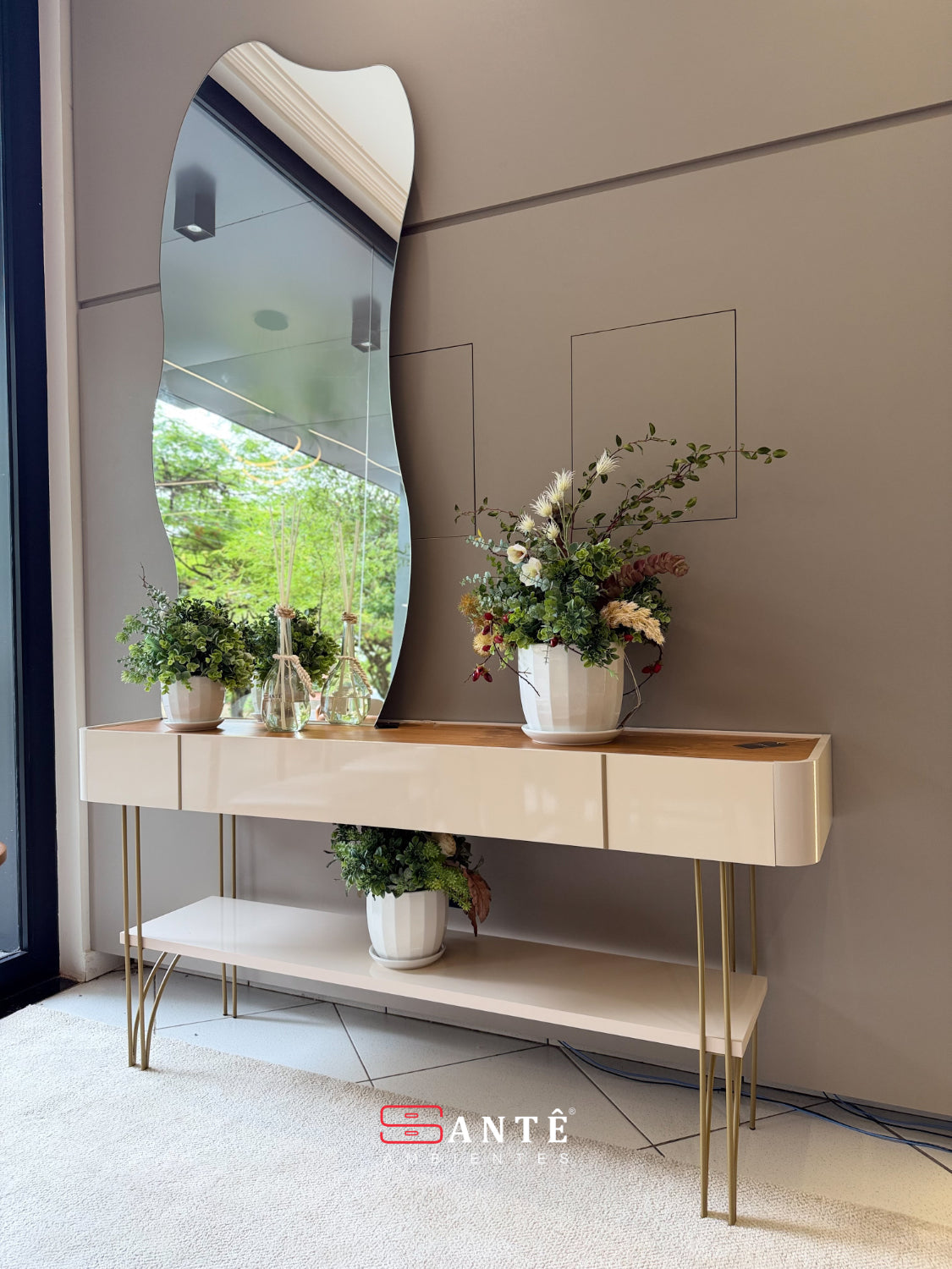 Aparador Hb Vivant 1.6 Off Hb Santê Ambientes